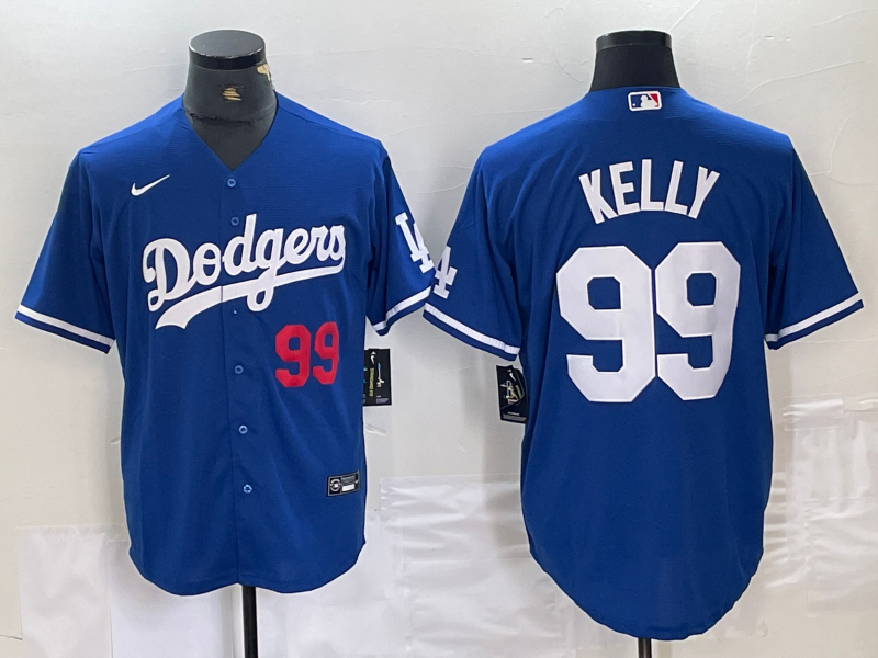 Men's Los Angeles Dodgers Joe Kelly #99 Blue Jersey